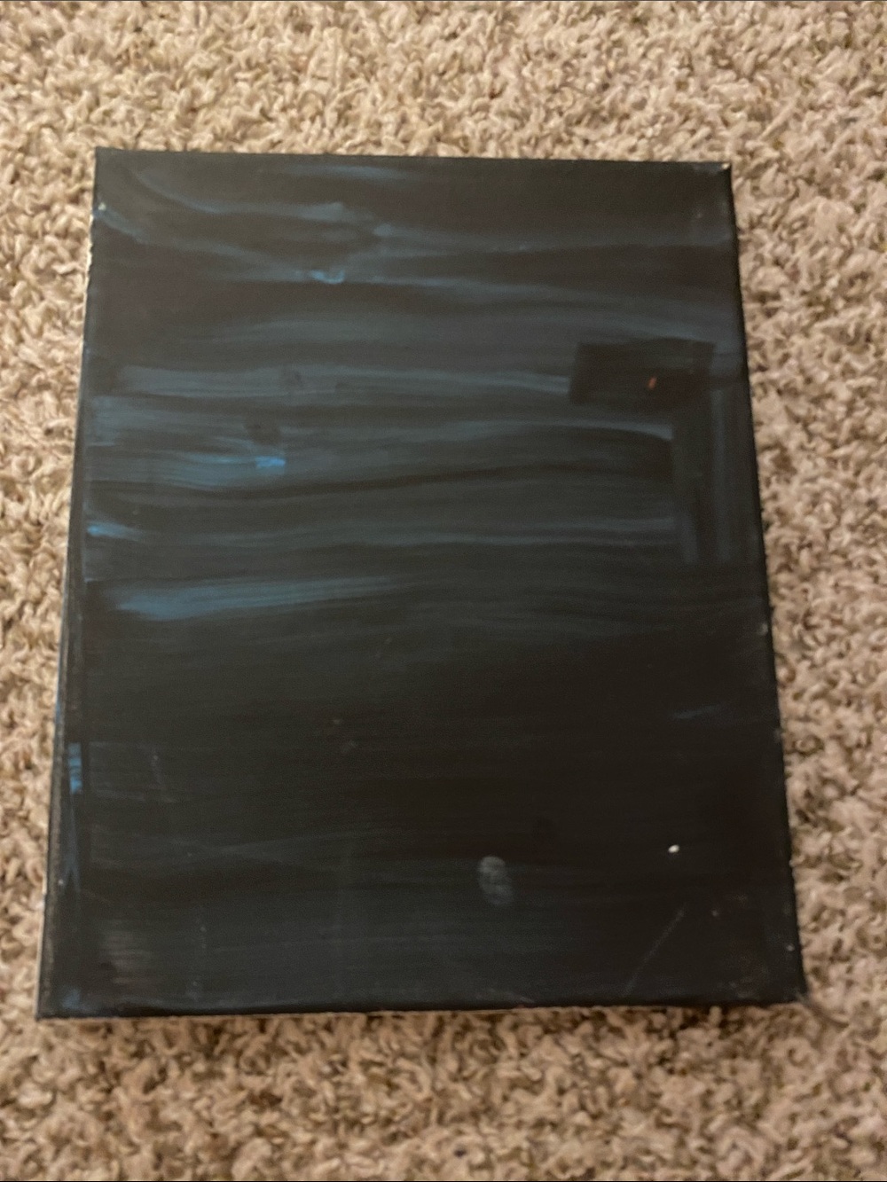Modern Black Canvas Wall Art - Minimal Abstract Design